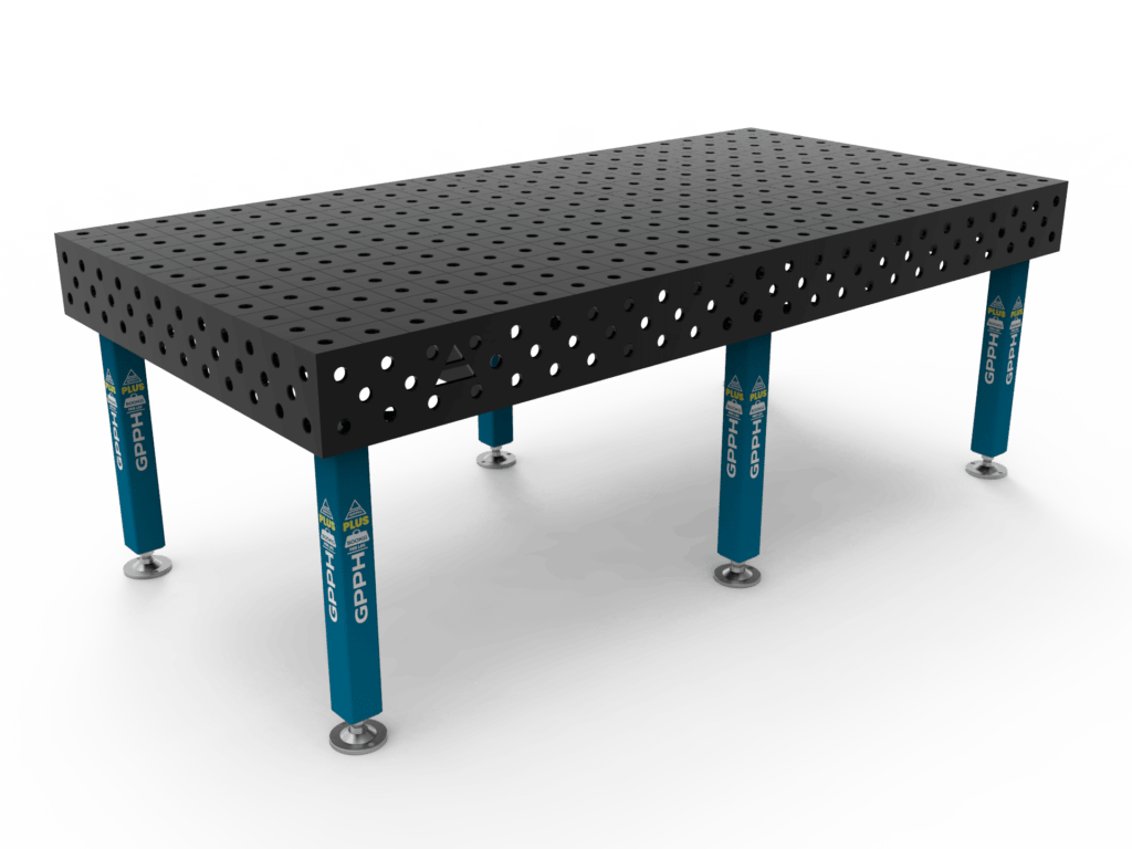 Stół spawalniczy PLUS 2400x1200 mm - na stopach