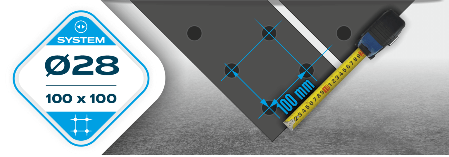 Siatka stołu modułowego