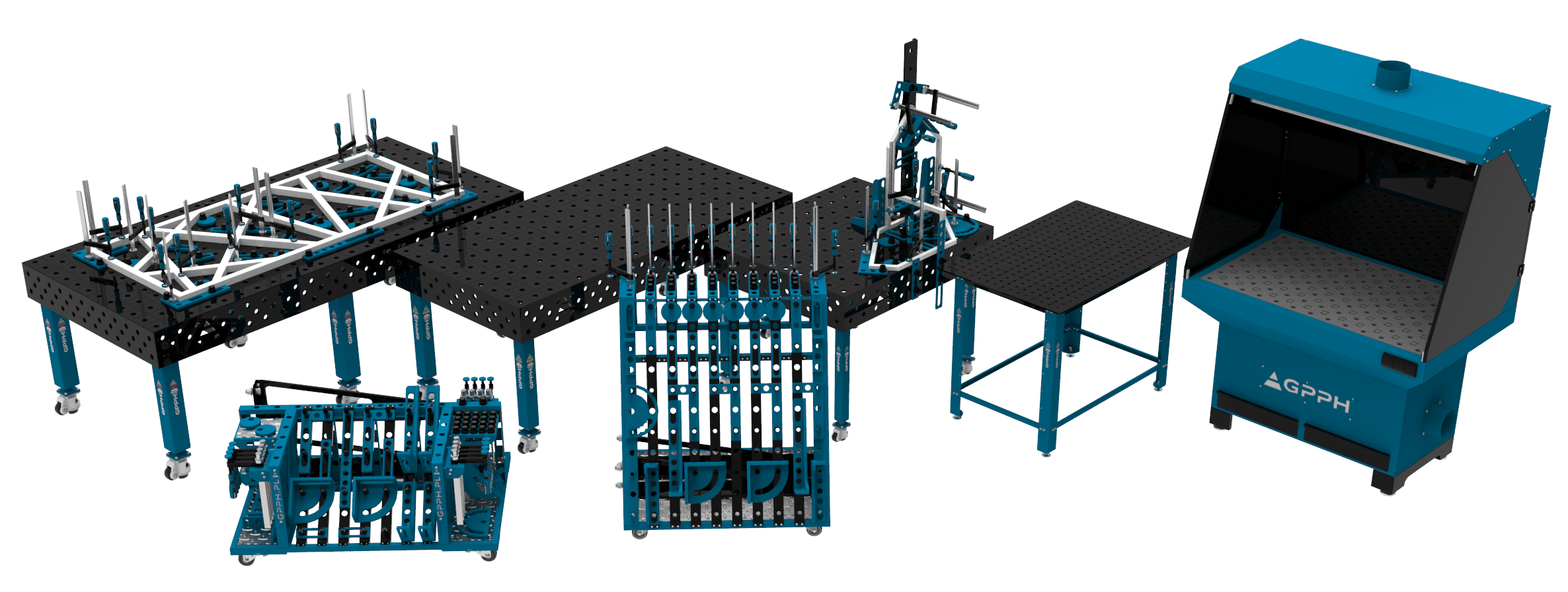 trzy stoly z ramkami i wozkami dodatkowo DiYY i Gmax.296 e1695200644777