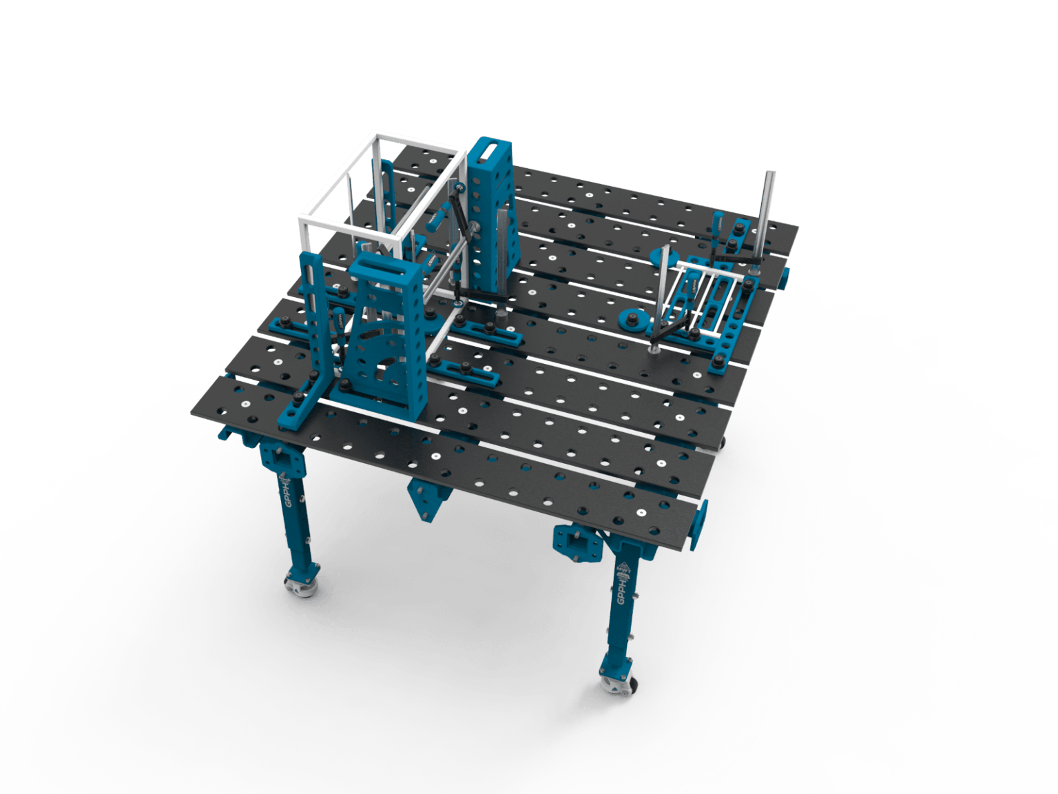 Modułowy stół spawalniczy przykład zastosowania