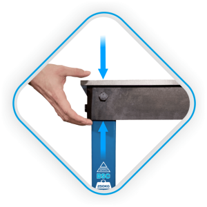 Całkowita grubość blatu stosowana w stole spawalniczym BASIC