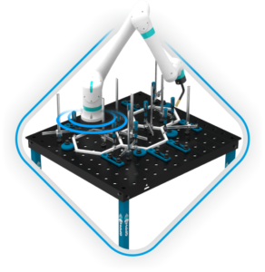 Zastosowanie stołu spawalniczego BASIC jako bazy do zrobotyzowanego spawania przy użyciu cobota