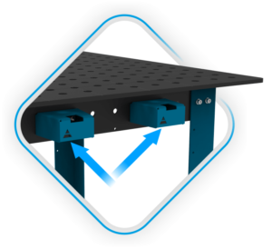 Zastosowanie ścian bocznych w stołach spawalniczych DIY jako bazy dla dedykowanych półek na narzędzia