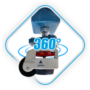 Koła stosowane w stołach spawalniczych GPPH