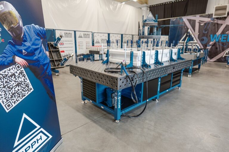 Stacja Spawalnicza WELDSTATION z zamontowaną konstrukcją