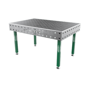 Stół spawalniczy SMART Siatka - 100x100mm, System - Φ28, Rozmiar - 1500x1000mm, Nogi - Na stopach, Blat - 12mm