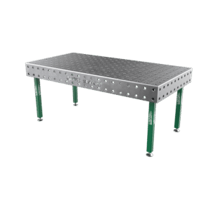 Stół spawalniczy SMART Siatka - 100x100mm, System - Φ28, Rozmiar - 2000x1000mm, Nogi - Na stopach, Blat - 12mm