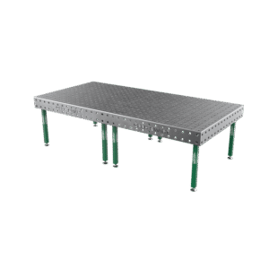 Stół spawalniczy SMART Siatka - 100x100mm, System - Φ28, Rozmiar - 3000x1480mm, Nogi - Na stopach, Blat - 15mm