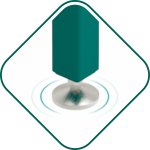 Nogi ze stopami stosowane w stołach spawalniczych