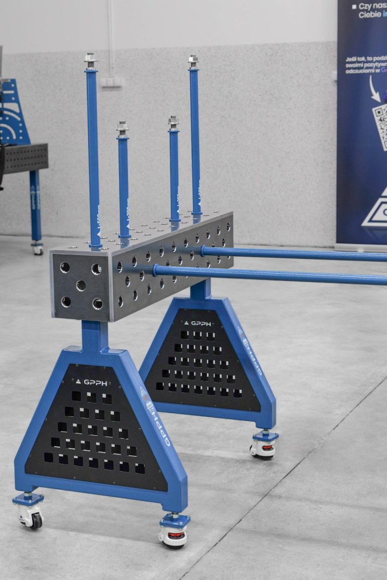 Podpora spawalnicza TRESTLE z łącznikami