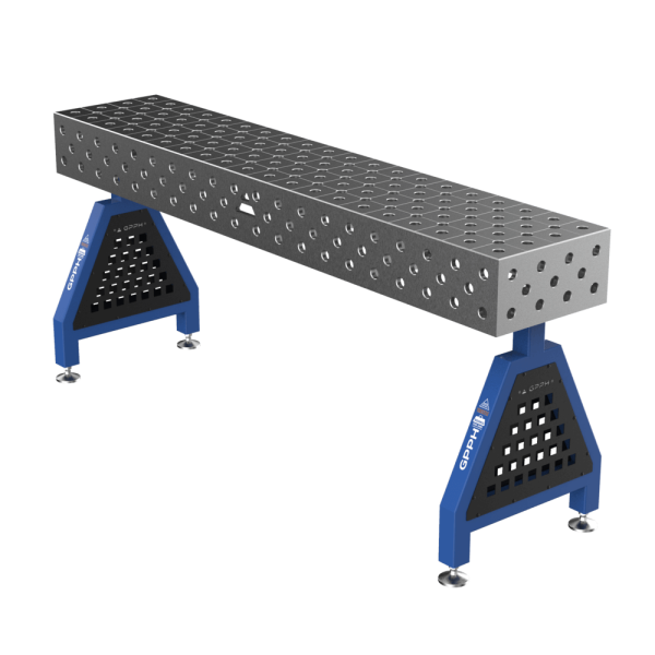 GPPH Podpora spawalnicza TRESTLE PLUS na stopach 2000x400x200 mm fi 28 mm siatka diagonalna