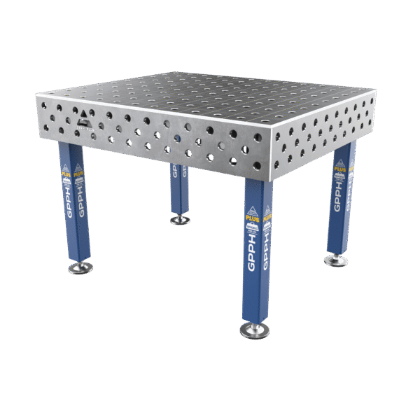 Stół Spawalniczy PLUS Rozmiar - 1200x1000mm, Siatka - 100x100mm, System - Φ28, Nogi - Na stopach