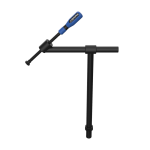 Zacisk rurowy kątowy H=500mm L=345mm - 45°