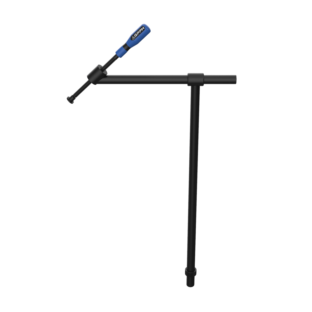Zacisk rurowy kątowy H=800mm L=445mm - 45°