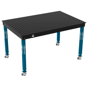 Stół Spawalniczy BASIC Rozmiar - 1500x1000mm, Siatka - 50x50mm, System - Φ16, Nogi - Na kołach