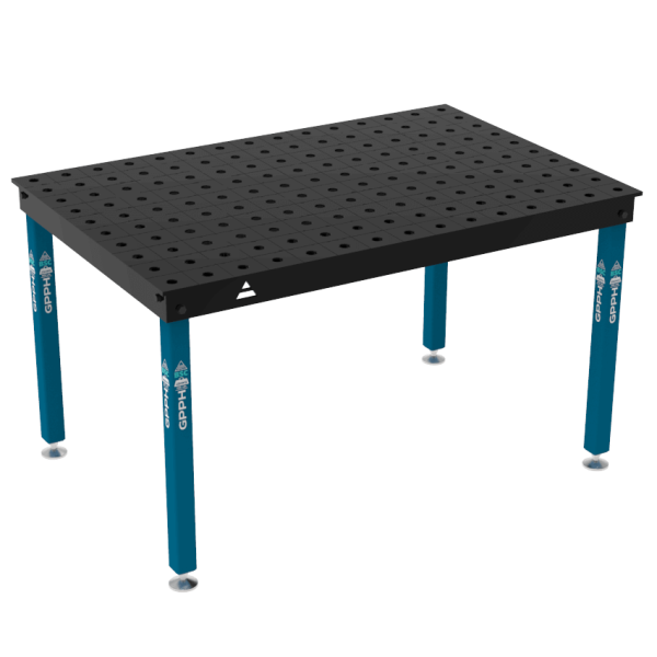 Stół Spawalniczy BASIC Rozmiar - 1500x1000mm, Siatka - 100x100mm, System - Φ28, Nogi - Na stopach