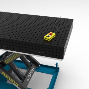 Pilot stołu z hydraulicznym systemem podnoszenia