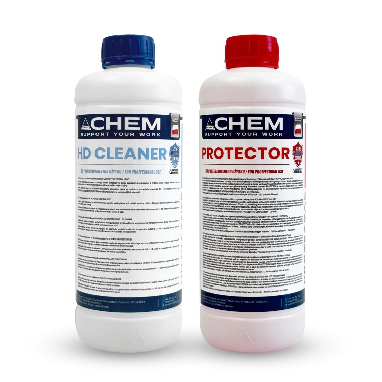Zestaw preparatów chemicznych 1x HD Cleaner 1x Protector GPPH CHEM