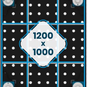 Ożebrowanie stołu 1200x1000mm