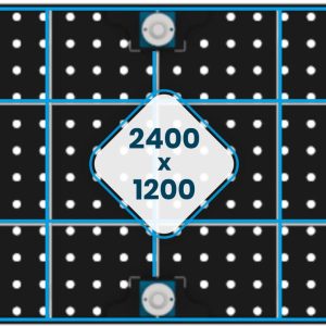 Ożebrowanie stołu 2400x1200 mm