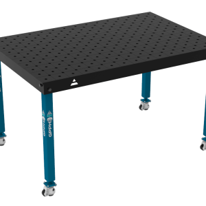 Stół Spawalniczy BASIC Rozmiar - 1500x1000mm, System - Φ16, Nogi - Na kołach, Siatka - DIAGONALNA