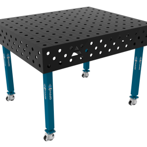 Stół Spawalniczy ECO Rozmiar - 1200x1000mm, Siatka - 100x100mm, System - Φ28, Nogi - Na kołach