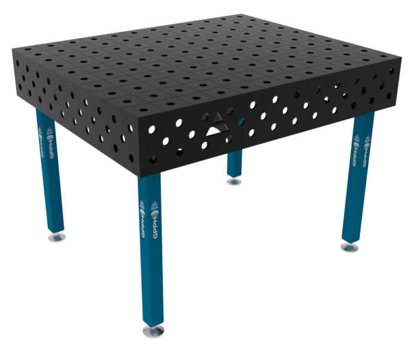 Stół Spawalniczy ECO Rozmiar - 1200x1000mm, Siatka - 100x100mm, System - Φ28, Nogi - Na stopach