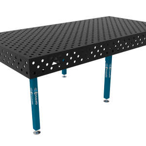 Stół Spawalniczy ECO Rozmiar - 2400x1200mm, Siatka - DIAGONALNA, System - Φ28, Nogi - Na stopach